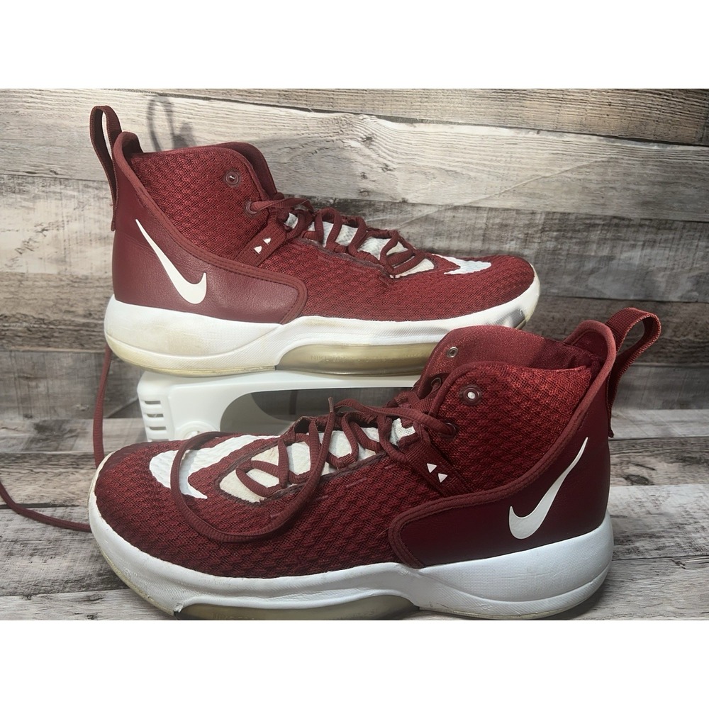 Nike Zoom RIZE Size 11.5 Men's Team Basketball Shoes Red White CN9502-602